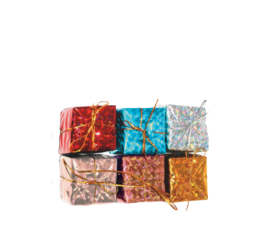 NATAL ENF.PRESENTINHO 4,5CM C/6 NTA10773